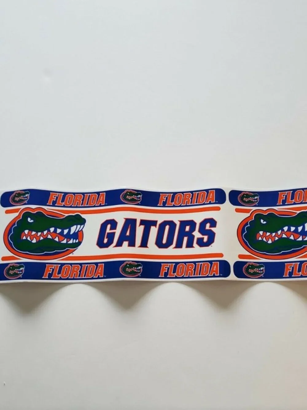 FLORIDA GATORS NCAA PEEL & STICK WALLPAPER BORDER. NEW